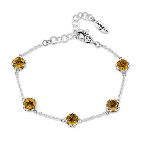 Glow Station Bracelet - Citrine - November