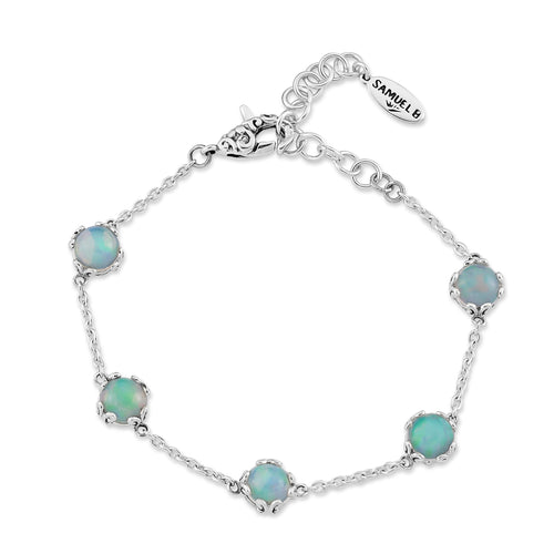 Glow Station Bracelet - Opal - October