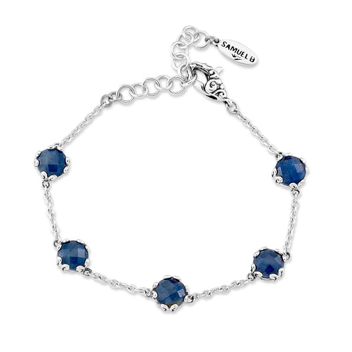 Glow Station Bracelet - Blue Sapphire - September