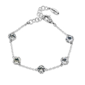 Glow Station Bracelet - White Topaz - April