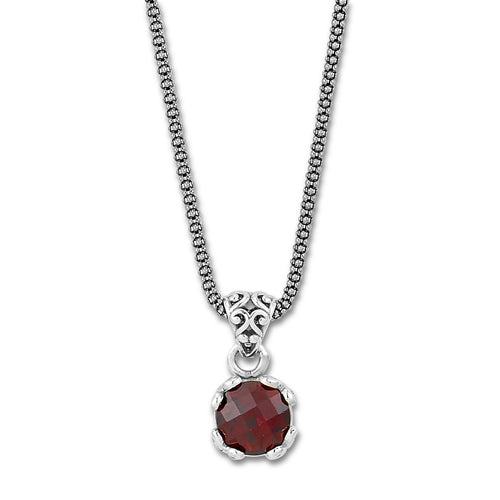 Glow Necklace - Garnet - January