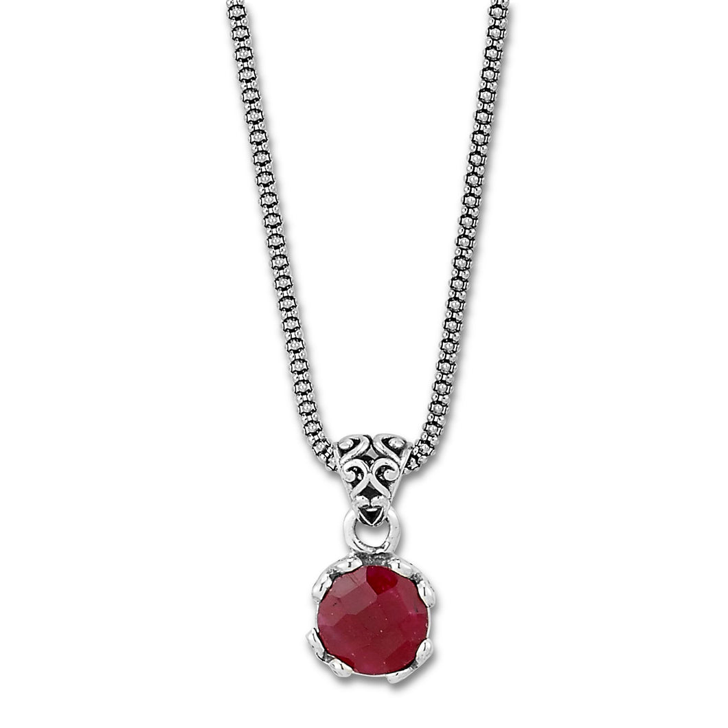 Glow Necklace - Ruby - July