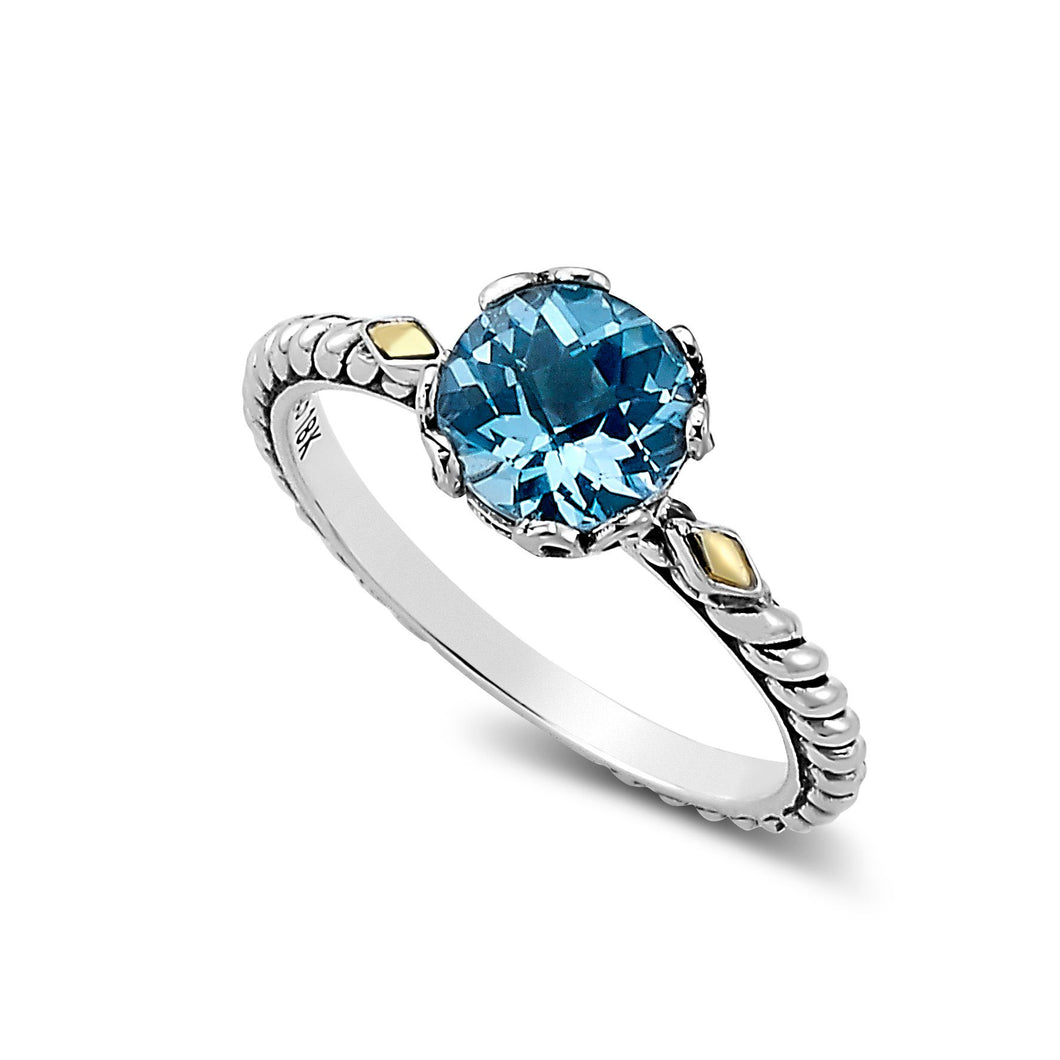 Glow Ring - Blue Topaz - December Alternative