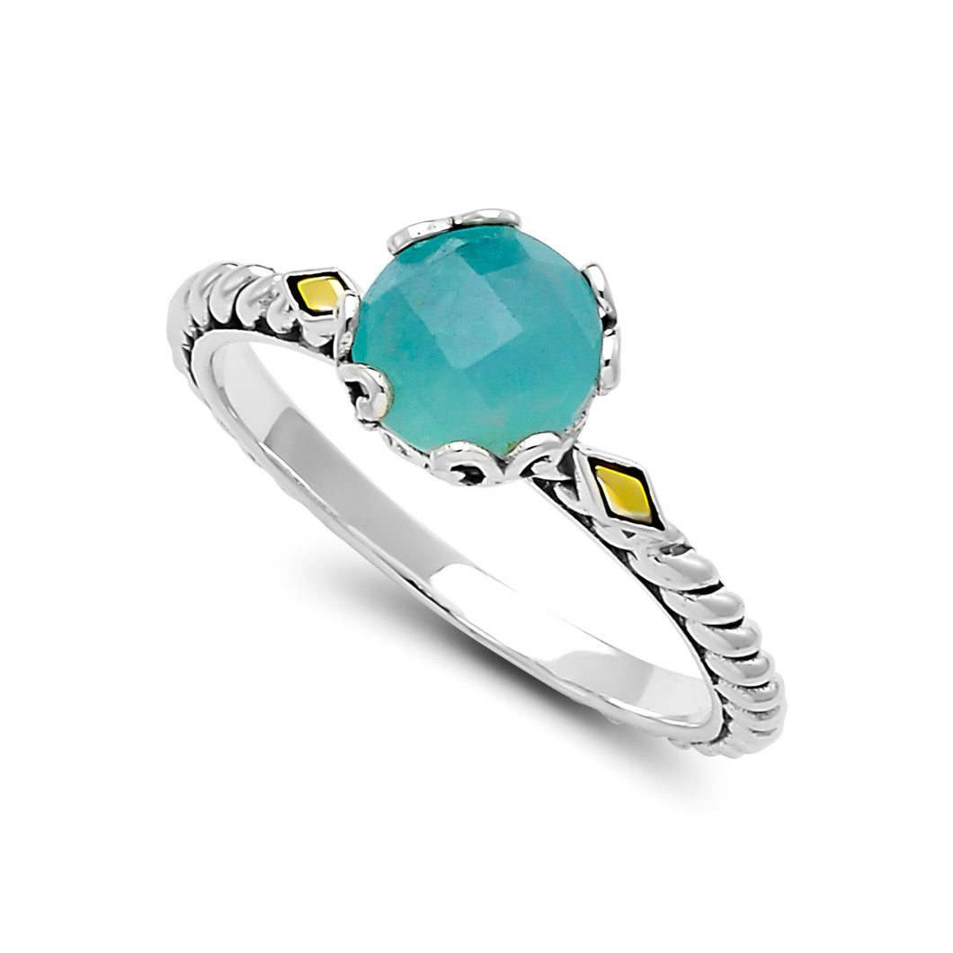 Glow Ring - Aquamarine - March