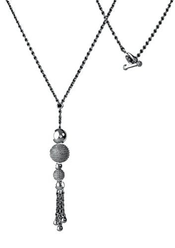 Ula Silver Maxi Drop Necklace - DN052